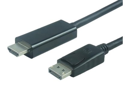 PremiumCord DisplayPort na HDMI kabel 5m M/M