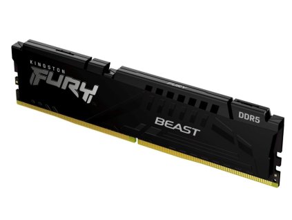 KINGSTON DIMM DDR5 16GB 5600MT/s CL40 FURY Beast Černá