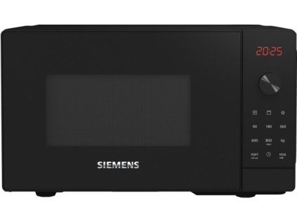 Siemens iQ300 FE023LMB2 mikrovlnná trouba, 800 W, talíř 27 cm, funkce grill, černá
