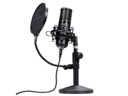 TRUST mikrofon GXT269 Emita II, USB-C, černá