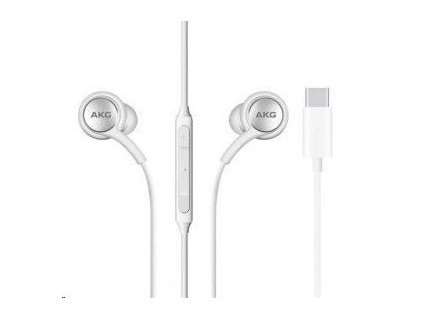 Samsung stereo sluchátka EO-IC100BWE, USB-C, bílá, EU