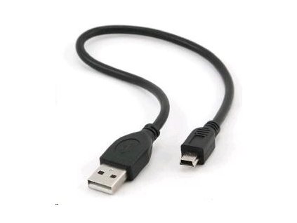 GEMBIRD Kabel USB 2.0 A-Mini B (5pin) 30cm k externím HDD (ADATA, WD, ...)