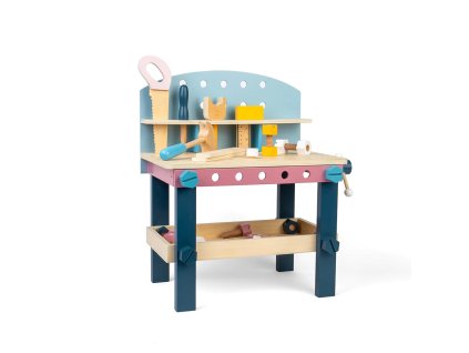 Hračka Bigjigs Toys dětský pracovní stůl s nářadím