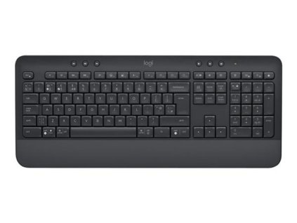 Logitech klávesnice Wireless Keyboard K650, CZ/SK, Bolt přijímač,bluetooth,tlumené klávesy, grafitová