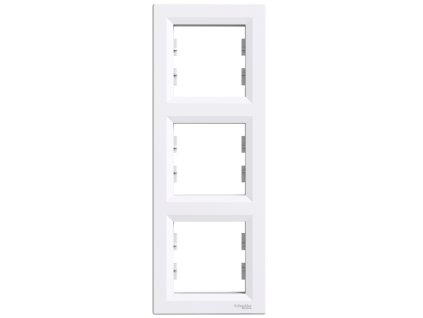 SCHNEIDER Rámeček Asfora troj. bílá vertikální