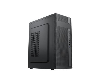 VeinX case ID02A Mid Tower, bez zdroje, 1x USB3.0, 2x USB2.0, černá