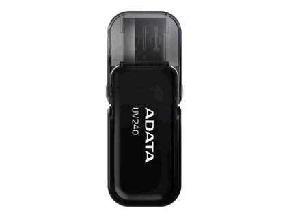 Flashdisk Adata UV240 32GB, USB 2.0, black, vhodné pro potisk