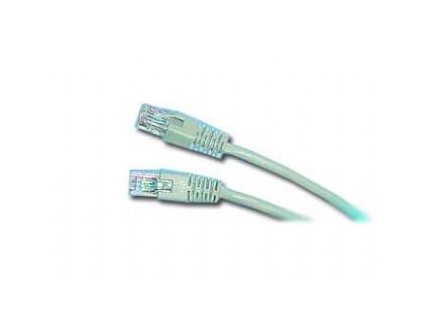 KABEL PATCH UTP kat. 5e, 1.0m s ochranou šedý GEMBIRD