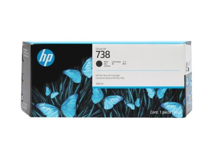 HP Ink Cartridge 738/Black/300 ml