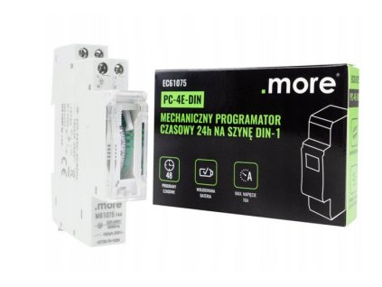 Elektronický časovač IP20 - 16A