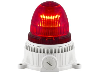 SIRENA Maják OVOLUX 24-240VAC PG9 rudá
