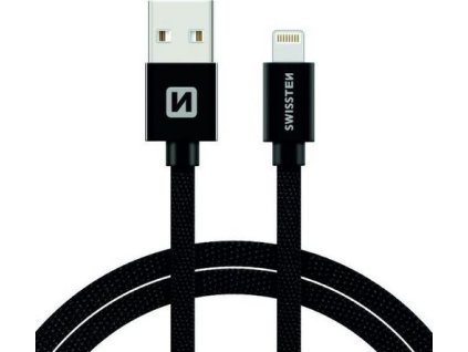 SWISSTEN kabel TEXTILE USB / USB-C 1,5 M BÍLÝ