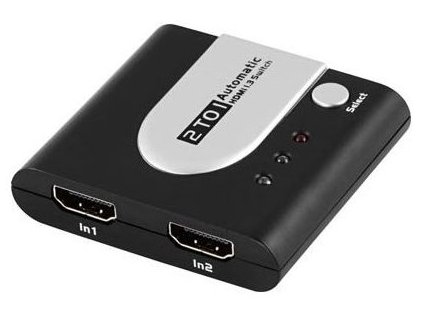 PremiumCord HDMI switch 2:1 automatický