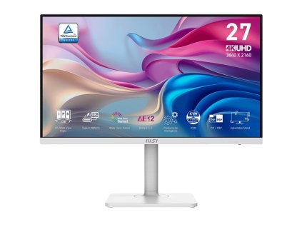 MSI Modern/MD272UPHW/27''/IPS/4K UHD/60Hz/4ms/White/3R