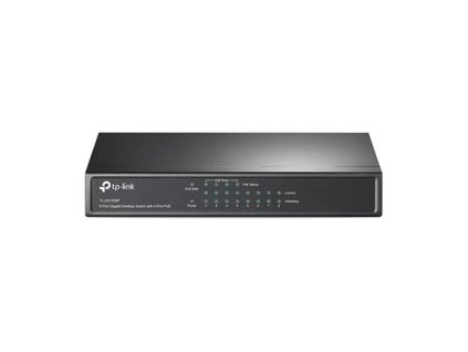 TP-Link TL-SG1008P PoE Switch 8xTP 10/100/1000Mbps(4x PoE+), kovový