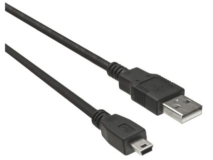 PremiumCord Kabel USB 2.0, A-B mini, 5pinů, 3m