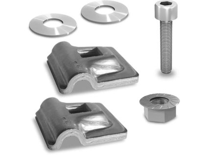 K2 SYSTEMS Svorka Lightning protection clamp Alu 8mm DoubleSet