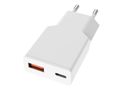 Solight USB A+C 20W fast charger