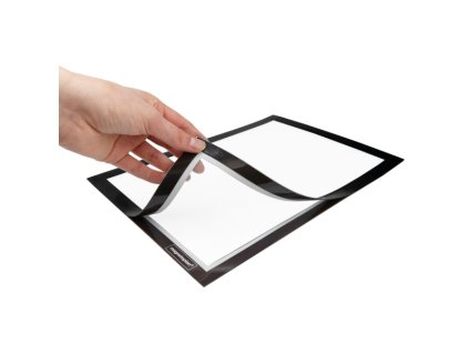 Magnetický rámeček Magnetoplan samolepící A5 černý (2ks)