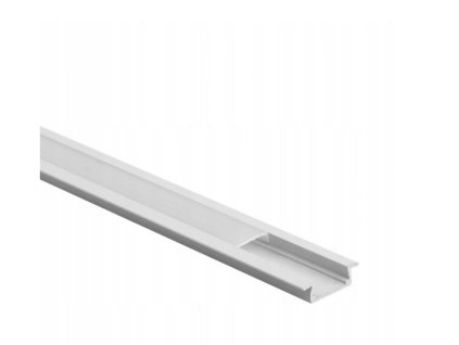 Zapuštěný profil bílý + mléčné stínidlo 2m