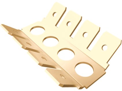 Konektor 7242-00/5/1 plochý dvojitý