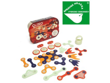 Stavebnice CLIXO Mars Rovers - magnetická, 30 kusů