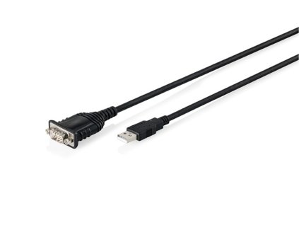 DIGITUS USB 2.0 na RS232 adaptér, 1,8m, černý