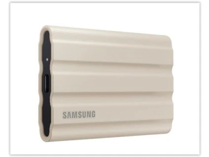 SAMSUNG T7 SHIELD externí ssd 2TB USB3.2 Gen2 (světlý béžový)