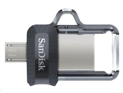 SanDisk Flash Disk 128GB Dual USB Drive m3.0 Ultra, OTG