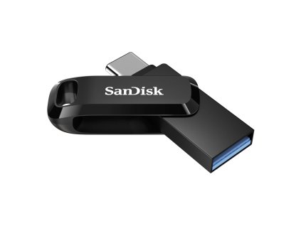 SanDisk Ultra Dual Drive Go/256GB/USB 3.1/USB-A + USB-C/Černá