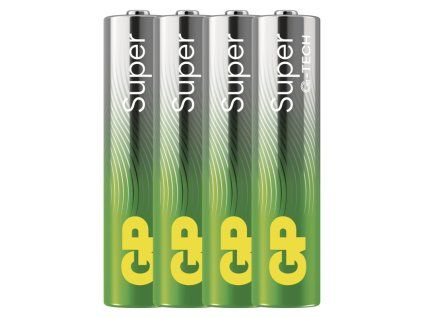 GP Alkalická baterie SUPER AAA (LR03) - 4ks