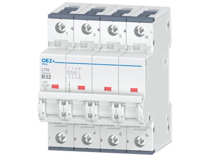 OEZ Jistič 32B/3N LTN 10kA