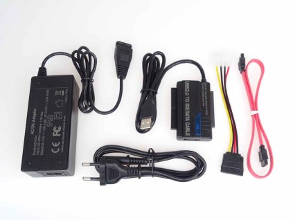 Redukce PremiumCord USB 2.0 to IDE+SATA, napájení