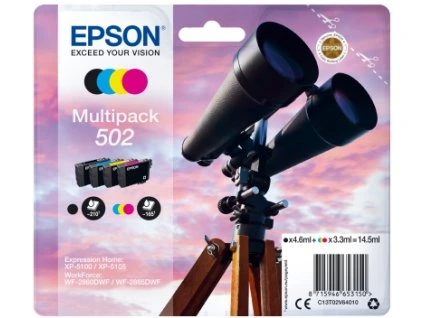 EPSON multipack 4 barvy,502 Ink,standard