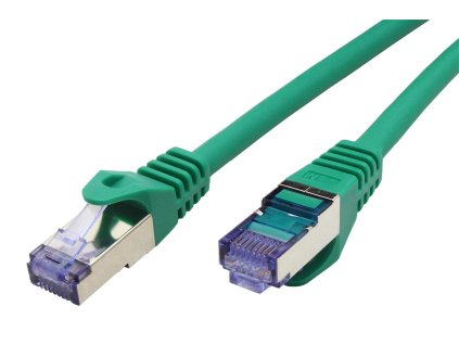 Patch kabel Roline S/FTP cat 6A, LSOH, 3m, zelený