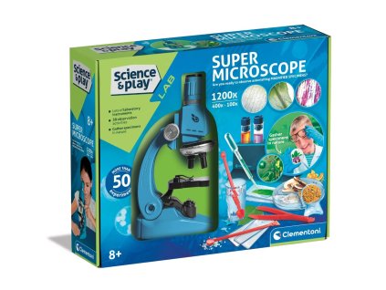 Sada Clementoni Science – Super Mikroskop 1200x, 50 experimentů