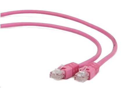 GEMBIRD kabel patchcord Cat5e UTP 2m, růžový