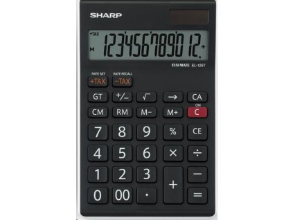 SHARP kalkulačka - EL125TWH - gift box