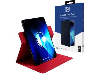 3mk ochranné pouzdro Universal Tablet Case pro tablety 9-11", Red