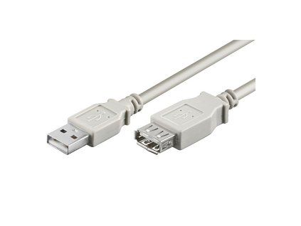 PremiumCord USB 2.0 kabel prodlužovací, A-A, 20cm