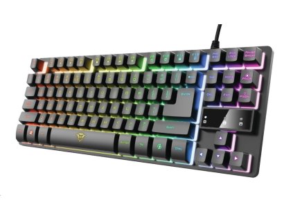 TRUST herní klávesnice GXT833 THADO, membránová, USB, US