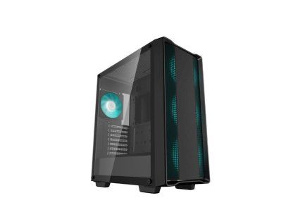 DEEPCOOL Case CC560 V2, ATX, Průhledná bočnice, 4x120mm Fan, černá