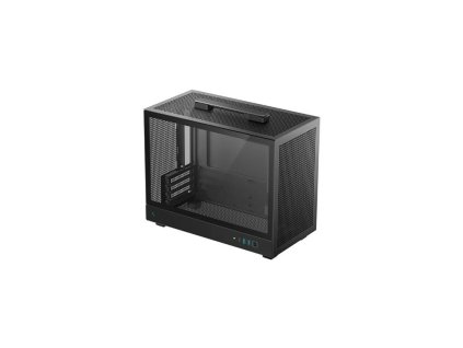 DEEPCOOL Case CH160 PLUS, mATX, Průhledná bočnice, černá