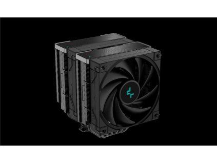 DEEPCOOL CPU Chladič AK620 ZERO DARK, 2x120mm, LGA1851, AM5, černá