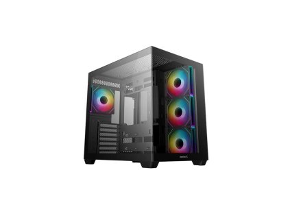 DEEPCOOL Case CG530 4F, ATX, Průhledná bočnice, černá