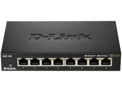 D-LINK 8-Port Gigabit Switch (DGS-108)
