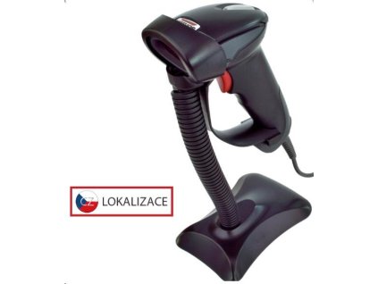 Virtuos laserová čtečka HT-900A, USB (emulace klávesnice/RS232), černá
