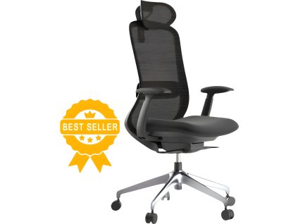 Ergonomická kancelářská židle BESSEL černá