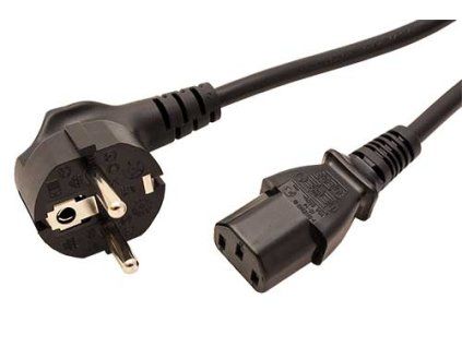 Kabel sítový  230V 1,8m (pro zdroj, monitor)