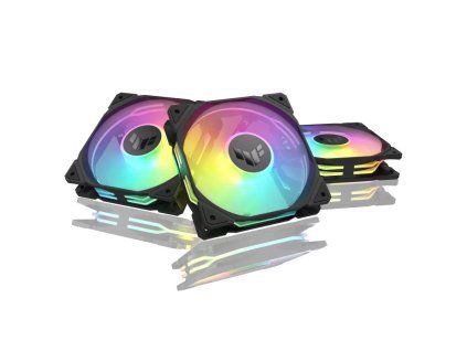 ASUS ventilátor TUF GAMING TR120 ARGB Reverse, 3x120mm, černá